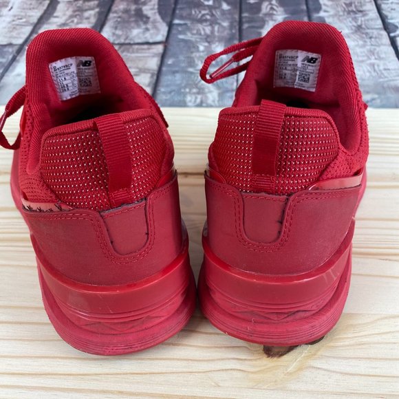 New Balance 574 Red Running Athletic Sneakers 11.5 - Picture 5 of 8